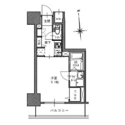 S-RESIDENCE南堀江の物件間取画像